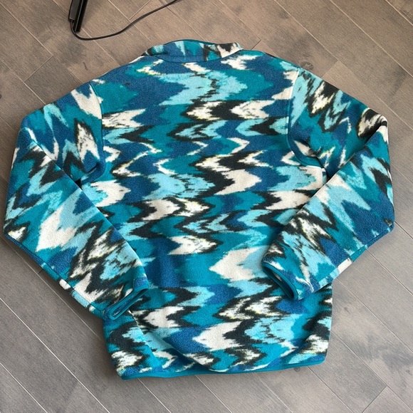 Patagonia Synchilla Fleece Pullover Sweater Trout Tales - Picture 4 of 4